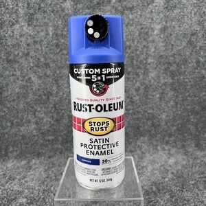 Rust-Oleum Satin 5 in 1  Enamel Spray Paint Saphire 376881